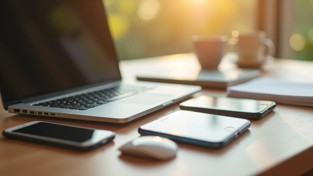 Mehrere Smartphone-Bildschirme mit verschiedenen Streaming- und Fitness-Apps nebeneinander